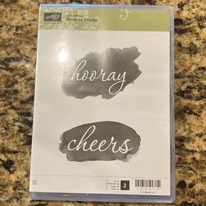 Stampin Up Reverse Words stamp set , new | see offer in description